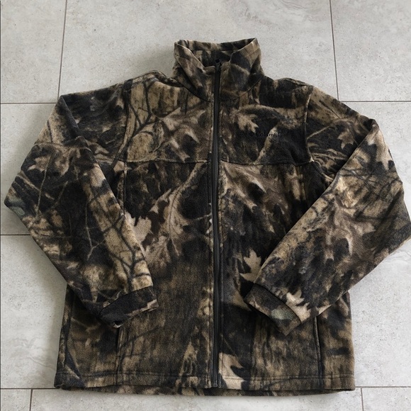 Columbia Other - Columbia Youth Woodland Camo Fleece Jacket NWOT